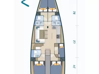 Sailboat for rent Kaštela at the best price