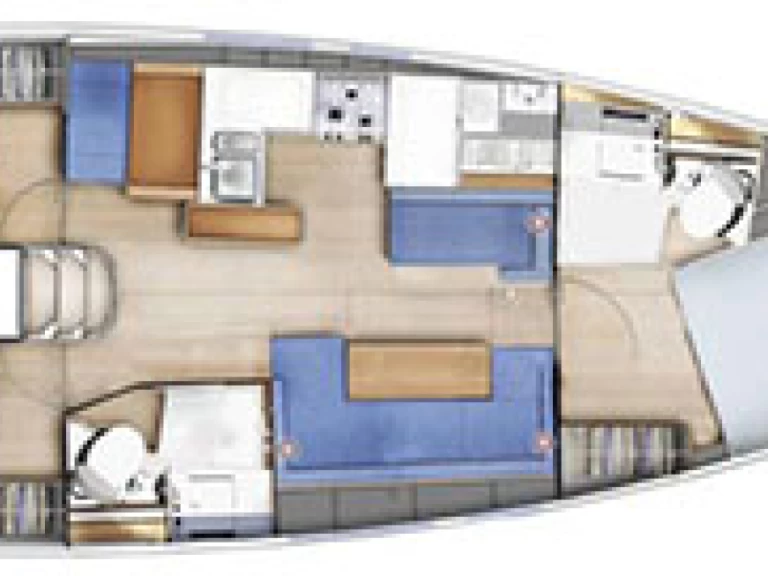 Jeanneau Sun Odyssey 410 charter bareboat or captained in  Bormes-les-Mimosas