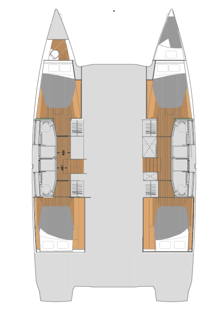 Catamaran rental with or without captain Fountaine Pajot Frenchtown