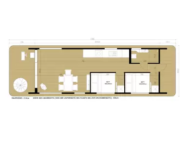 Houseboat rental with or without captain WOMA Fürstenberg/Havel