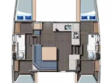 Rent a Leopard Catamarans / Robertson & Caine Leopard 40 Furnari