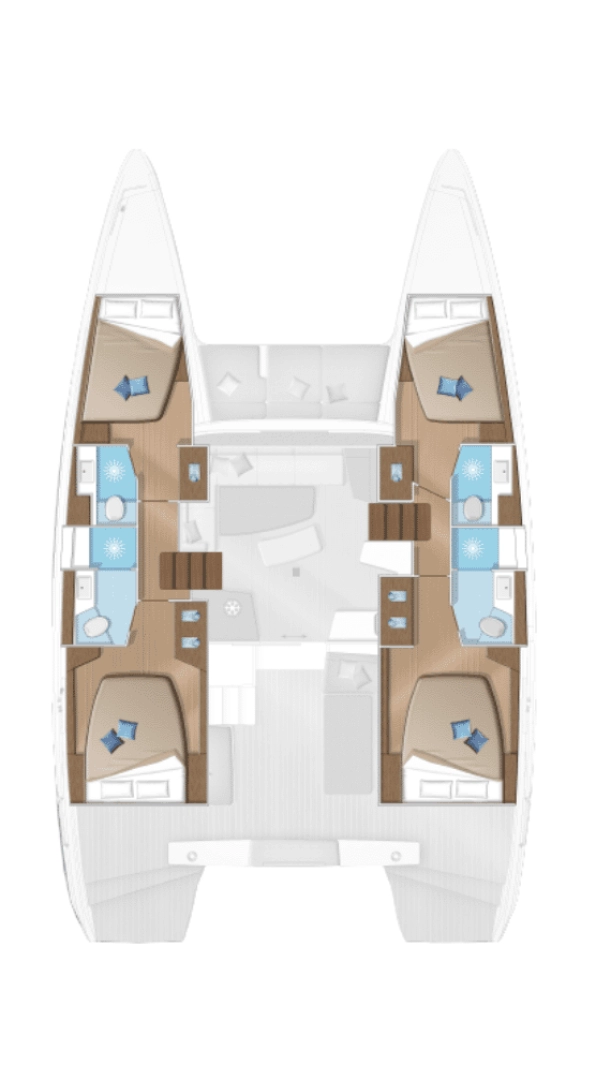 Catamaran rental in Road Town - Lagoon Lagoon 42