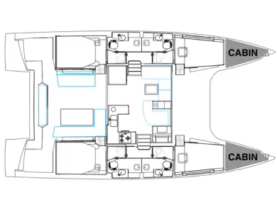Catamaran rental in Road Town - Nautitech Nautitech 46 Fly