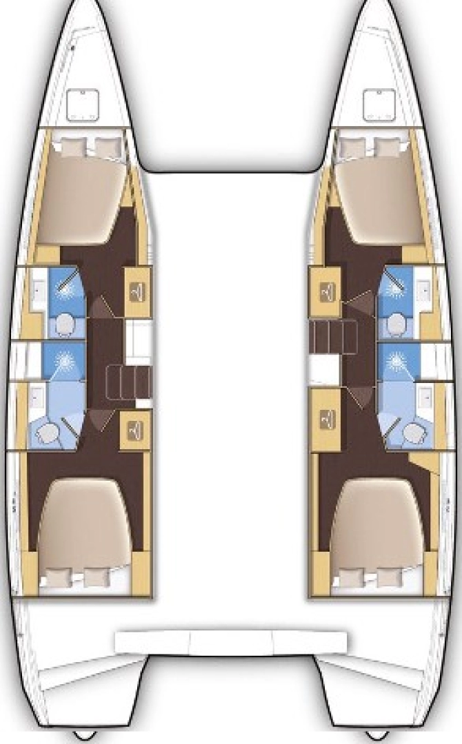 Catamaran rental with or without captain Lagoon Saint-Raphaël