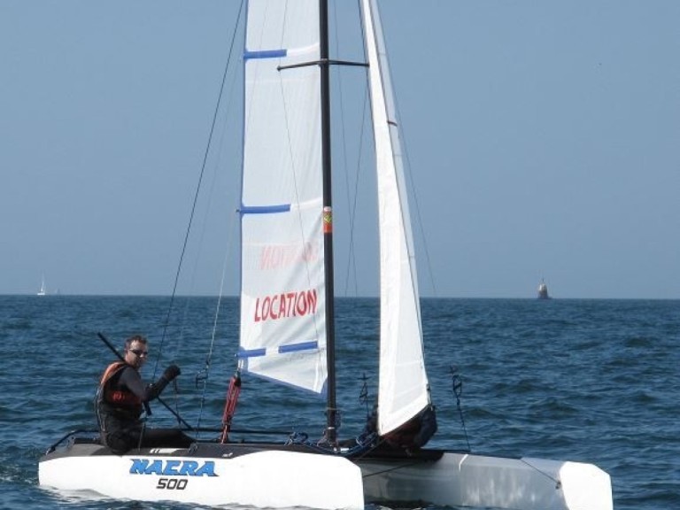 Nacra 500 FUN charter bareboat or captained in  Carnac