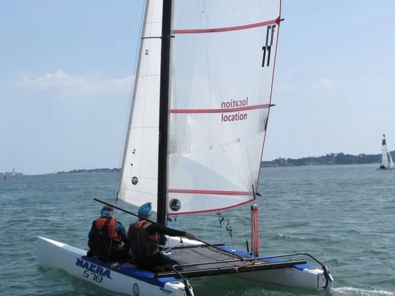 Bareboat Rental Catamaran Nacra with a boat licence