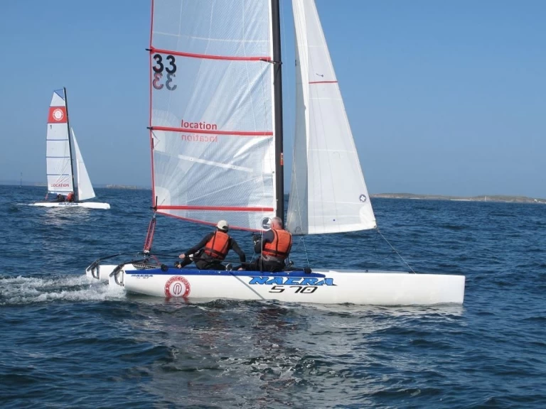 Catamaran rental with or without captain Nacra Carnac