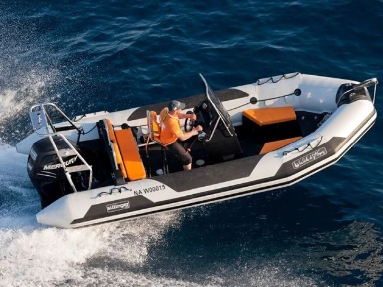 Bareboat Rental RIB Sillinger with a boat licence