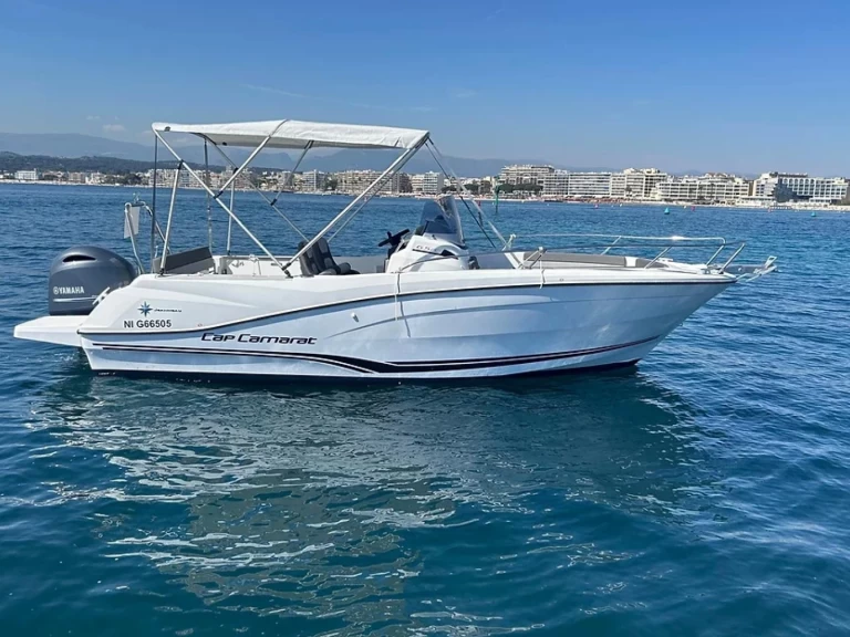 Motorboat rental in Antibes - Jeanneau CAP CAMARAT 6,5 CC Style