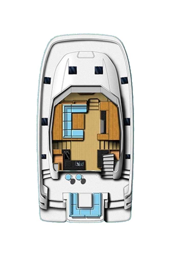 Motorboat rental with or without captain Aquila Šibenik