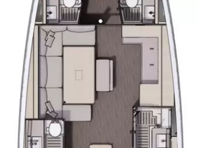 Sailboat rental in Murter-Kornati - Dufour Dufour 470