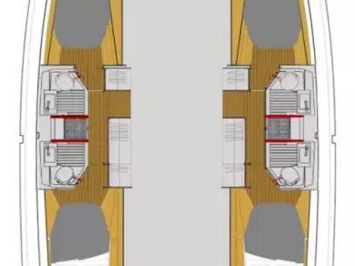 Bareboat Rental Catamaran Fountaine Pajot with a boat licence