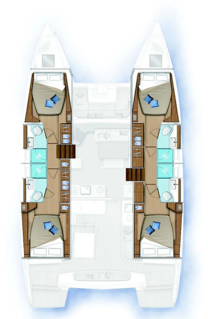 Bareboat Rental Catamaran Lagoon with a boat licence