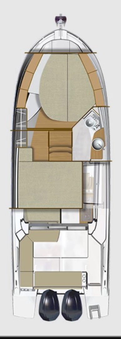 Motorboat rental in Biograd na Moru - Bénéteau Antares 9 OB