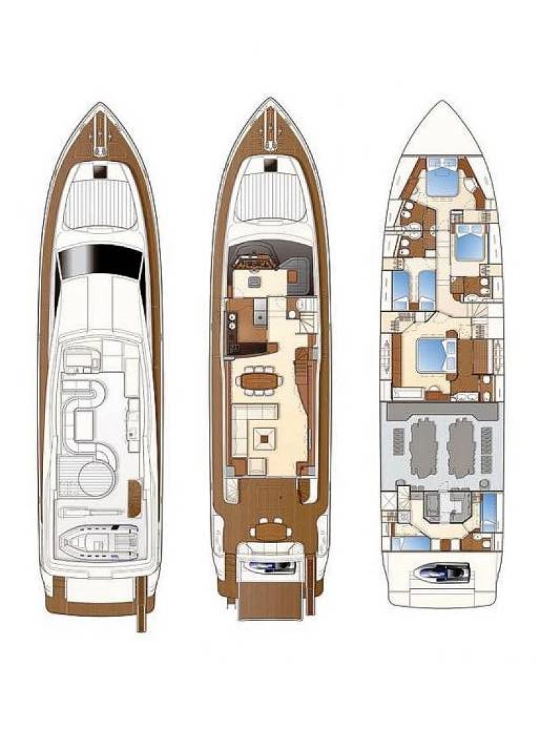 Boat rental Ferretti Ferretti Yachts 830 Flybridge in Glyfada on Samboat