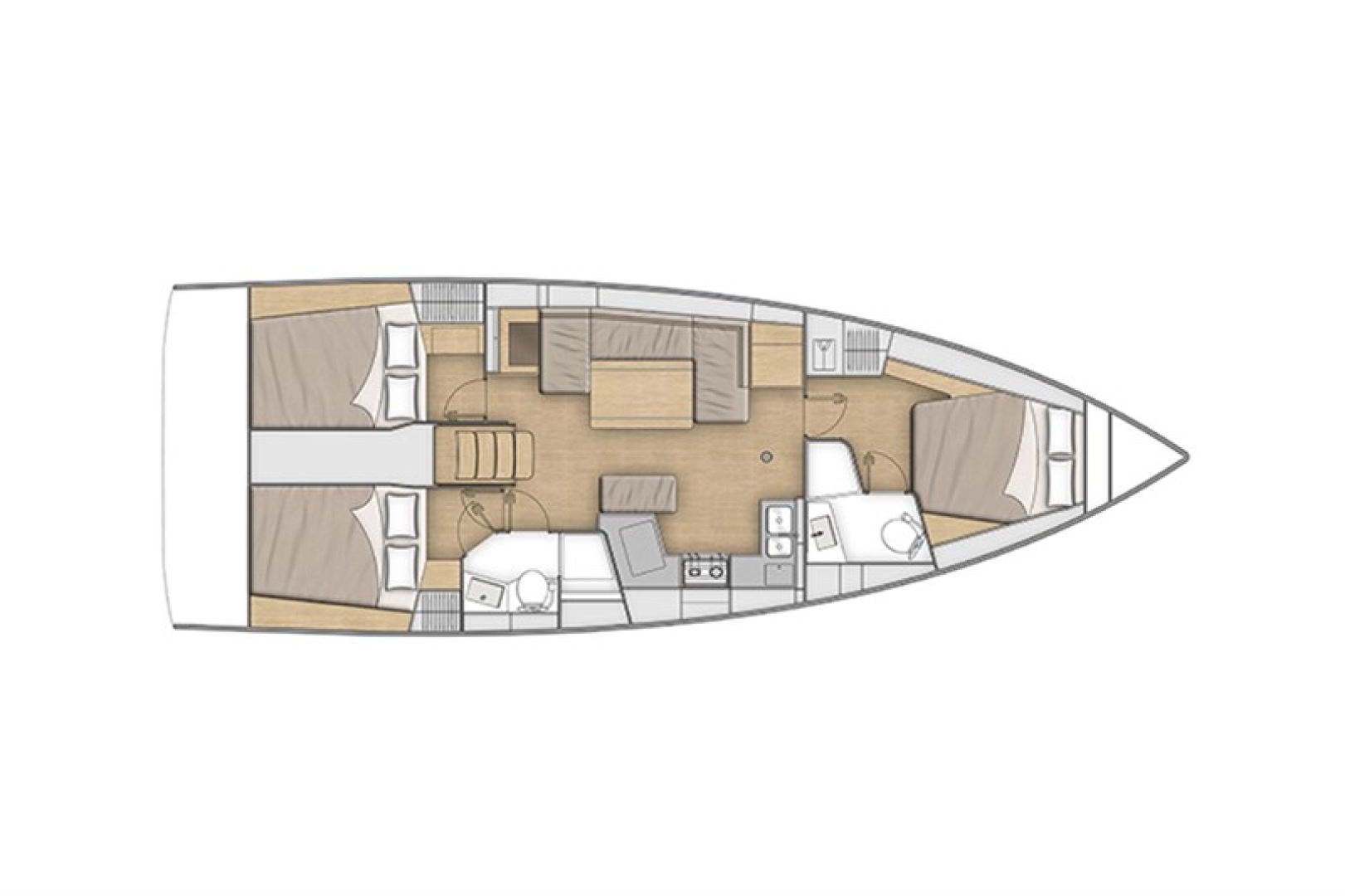 Sailboat rental in Lefkáda - Bénéteau Oceanis 40.1