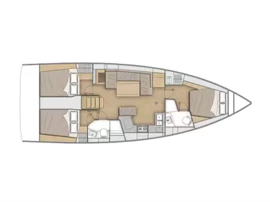 Sailboat rental in Lefkáda - Bénéteau Oceanis 40.1