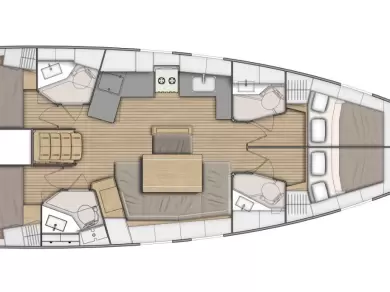 Sailboat rental in Skradin - Bénéteau Oceanis 46.1