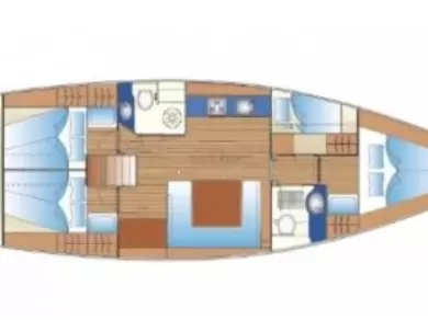 Bareboat Rental Sailboat Bavaria with a boat licence