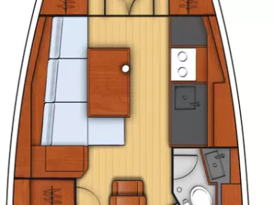 Boat rental Bénéteau Oceanis 38.1 in Göcek on Samboat