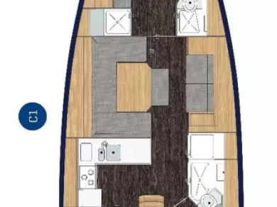 Sailboat rental in Zadar - Bavaria Bavaria C45