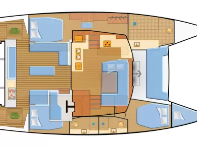 Fountaine Pajot Elba 45 in Rogoznica on SamBoat