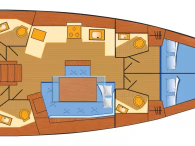 Bareboat Rental Sailboat Bénéteau with a boat licence