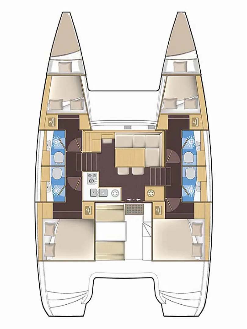 Catamaran rental in Punat - Lagoon Lagoon 39