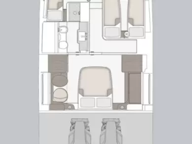 Yacht charter Podstrana cheap Azimut Magellano 66