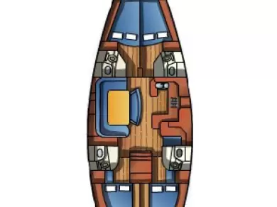 Sailboat rental with or without captain Jeanneau Alimos