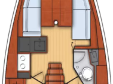 Sailboat rental with or without captain Bénéteau Split