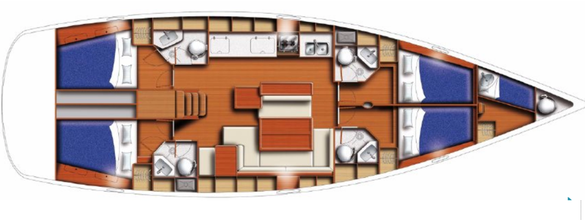 Yacht charter Lefkáda cheap Oceanis 50