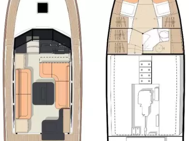 Luxury Yacht rental in Punat - Greenline Yachts Greenline 33