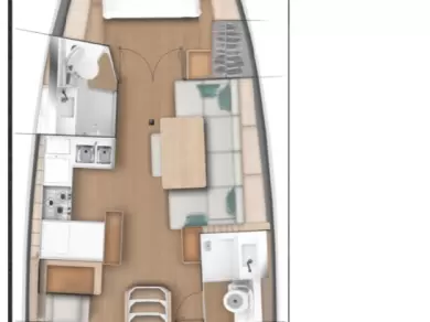 Sailboat rental with or without captain Jeanneau Seget Donji