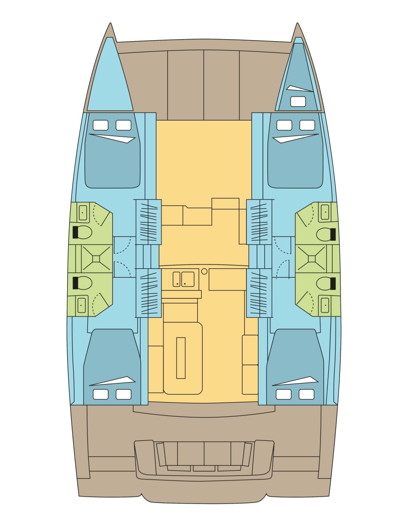 Bareboat Rental Catamaran Bali with a boat licence