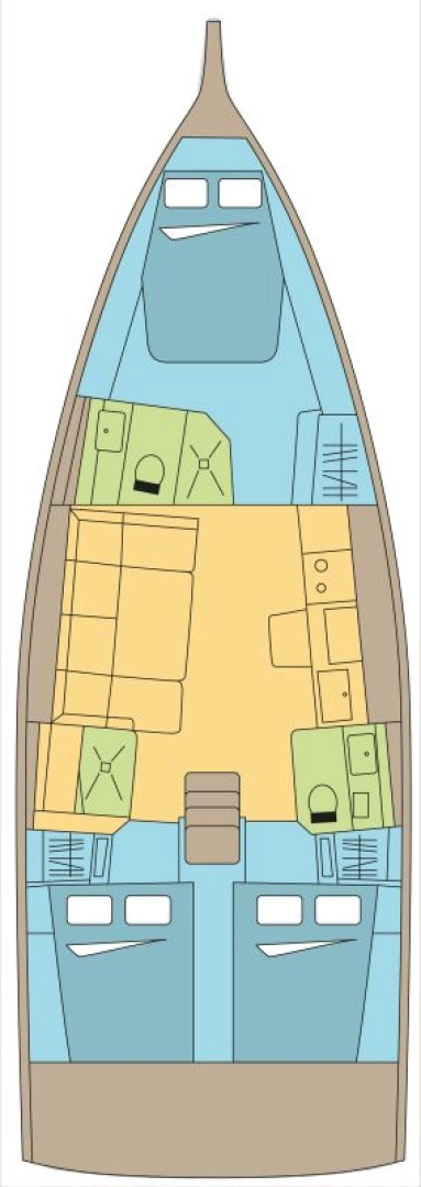 Sailboat for rent Jolly Harbour at the best price