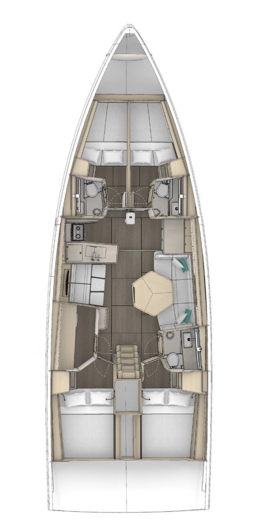 Sailboat for rent Seget Donji at the best price