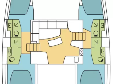 Yacht charter Lefkáda cheap Lagoon 42