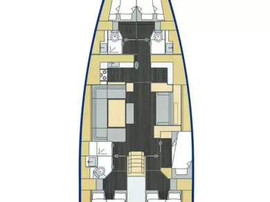 Bareboat Rental Sailboat Bavaria with a boat licence