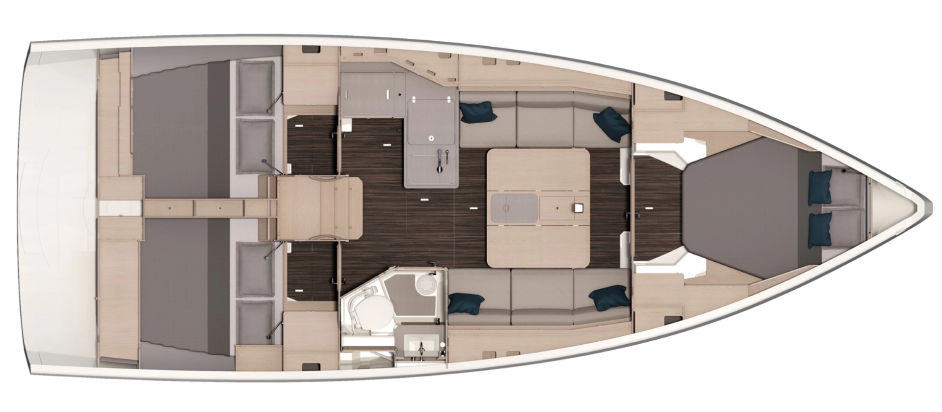 Sailboat rental in Alimos - Dufour Dufour 37