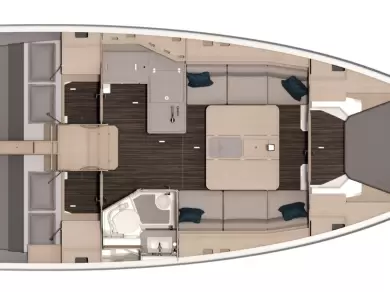 Sailboat rental in Alimos - Dufour Dufour 37