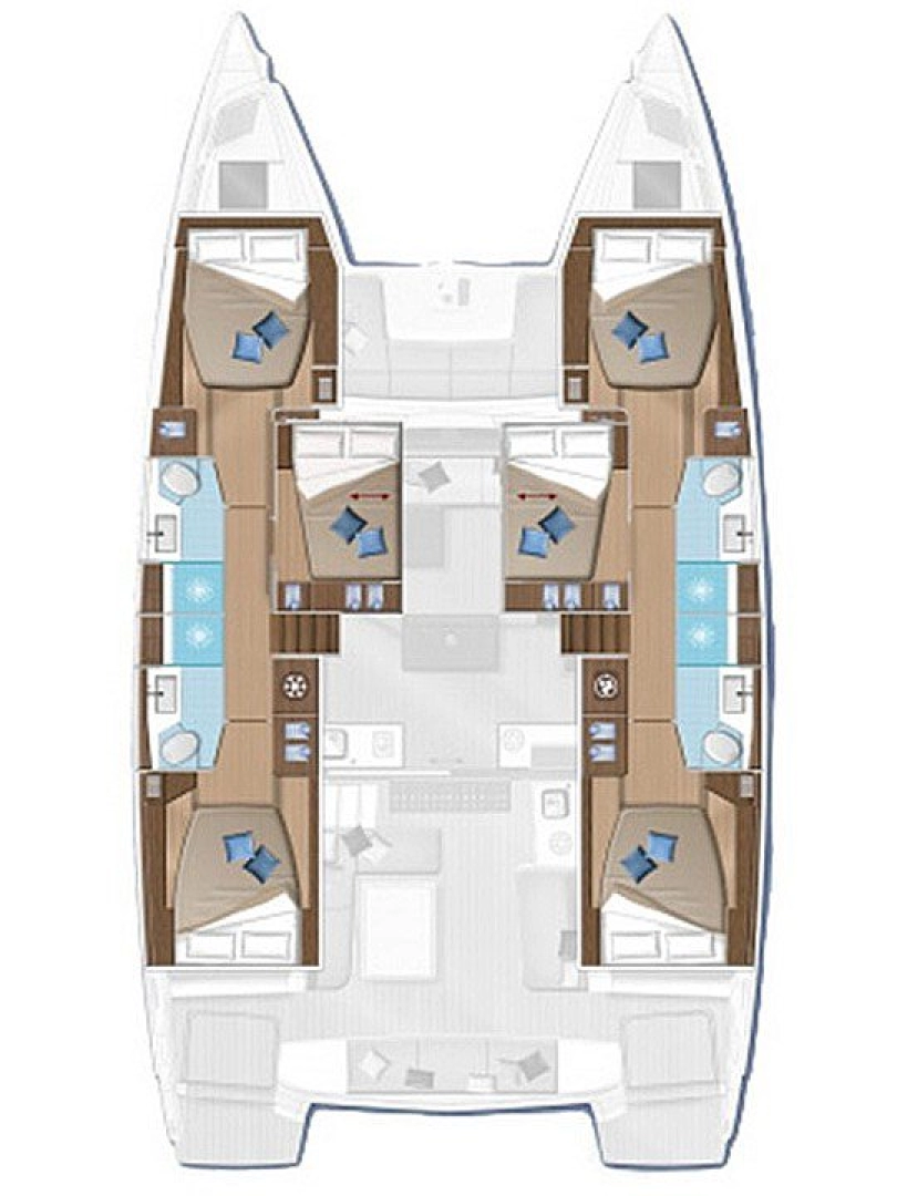 Yacht charter Alimos cheap Lagoon 50