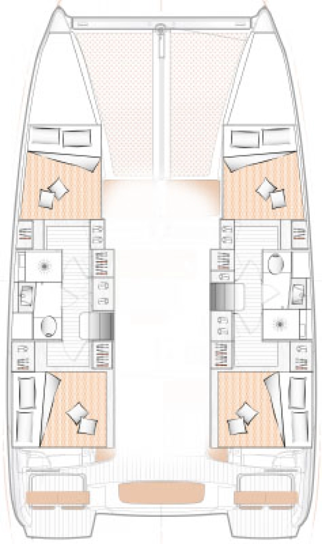 Catamaran rental with or without captain Excess Gouvia