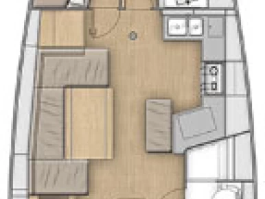 Bareboat Rental Sailboat Bénéteau with a boat licence