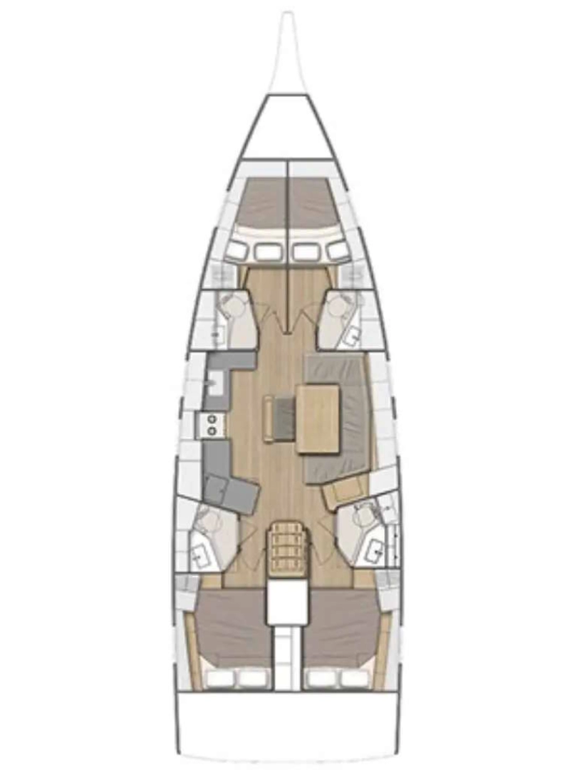 Sailboat rental in Zadar - Bénéteau Oceanis 46.1