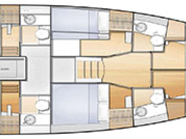 Sailboat rental with or without captain Jeanneau Agropoli