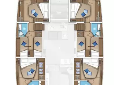 Bareboat Rental Catamaran Lagoon with a boat licence