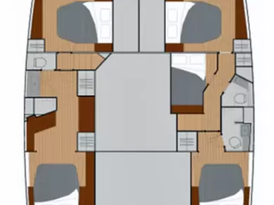 Bareboat Rental Catamaran Fountaine Pajot with a boat licence