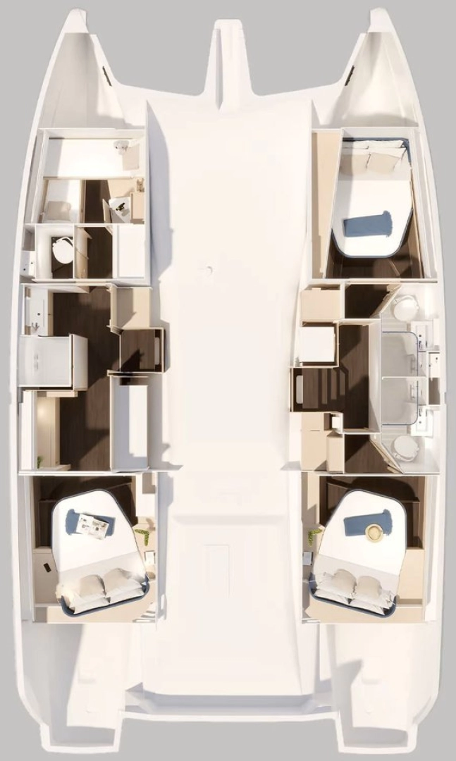 Catamaran rental in Road Town - Fountaine Pajot Fountaine Pajot FP 44 Maestro - 3 cab.