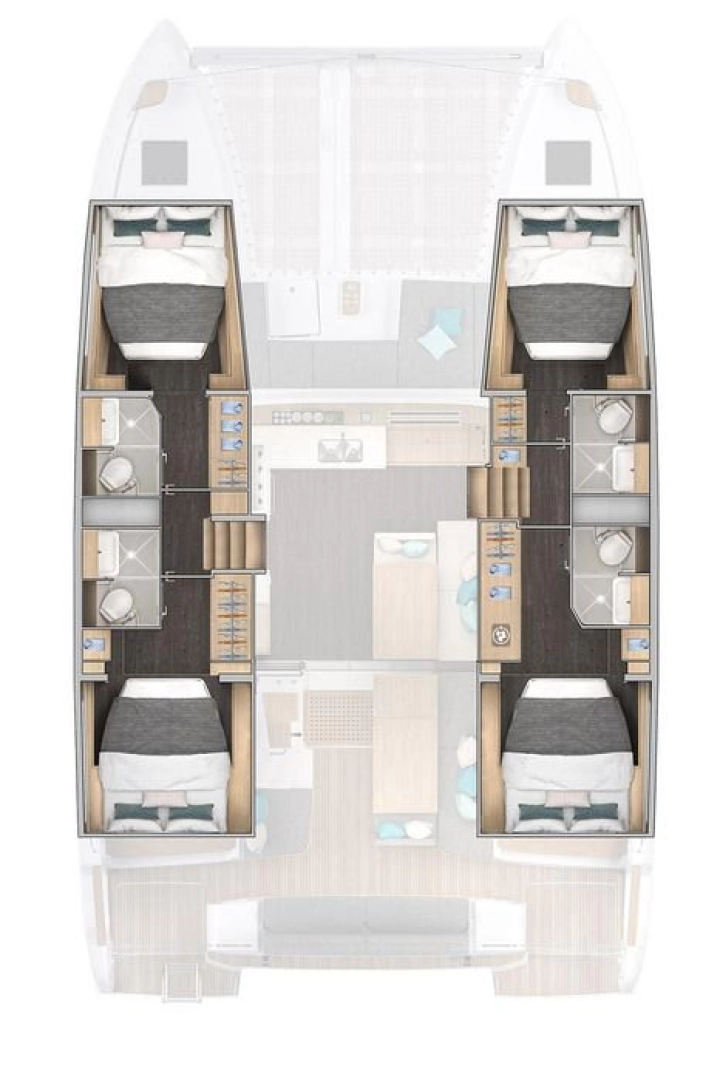 Yacht charter Ao Po cheap Lagoon 43